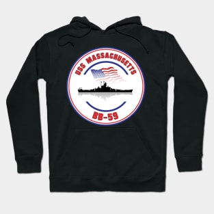 USS Massachusetts BB-59 Hoodie